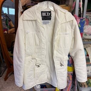 Vintage Lift7 ski jacket white